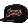 Headwear Mitchell & Ness -Big Face 7.0 Snapback Hwc Los Angeles Lakers