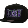 Headwear Mitchell & Ness -Big Face 7.0 Snapback Hwc Milwaukee Bucks