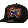 Headwear Mitchell & Ness -Big Face 7.0 Snapback Hwc Philadelphia 76Ers