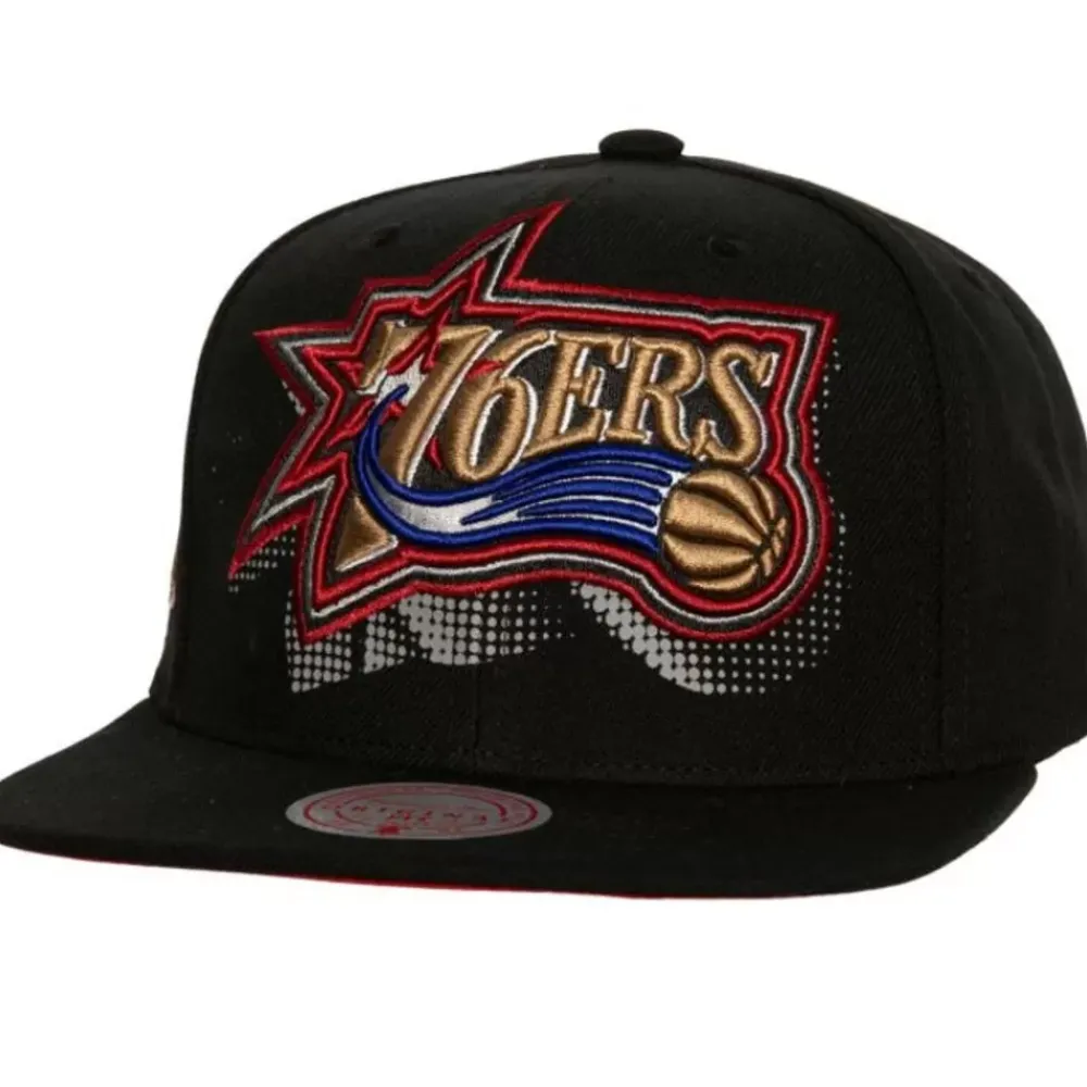 Headwear Mitchell & Ness -Big Face 7.0 Snapback Hwc Philadelphia 76Ers