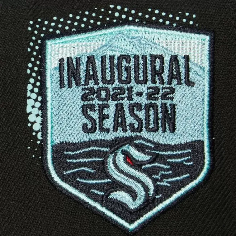 Headwear Mitchell & Ness -Big Face 7.0 Snapback Seattle Kraken