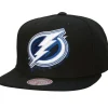 Headwear Mitchell & Ness -Big Face 7.0 Snapback Tampa Bay Lightning