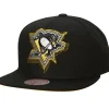 Headwear Mitchell & Ness -Big Face 7.0 Snapback Vntg Pittsburgh Penguins