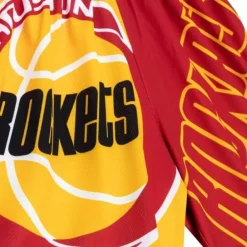 Apparel Mitchell & Ness Shorts-Big Face Fashion Shorts 5.0 Houston Rockets