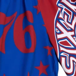 Apparel Mitchell & Ness Shorts-Big Face Fashion Shorts 5.0 Philadelphia 76Ers