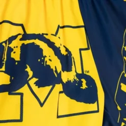 Apparel Mitchell & Ness Shorts-Big Face Fashion Shorts 5.0 University Of Michigan