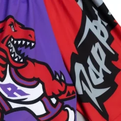 Apparel Mitchell & Ness Shorts-Big Face Fashion Shorts 5.0 Toronto Raptors
