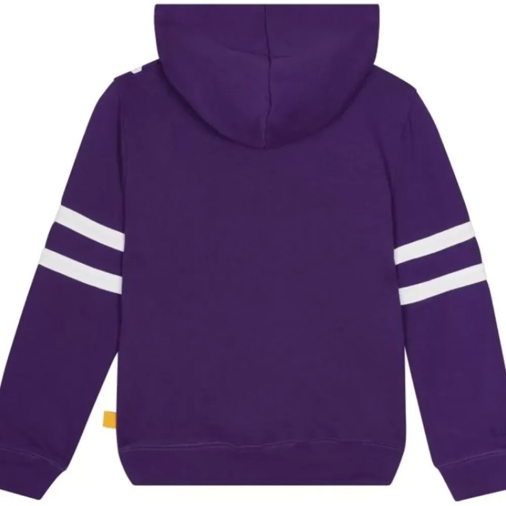 Apparel Mitchell & Ness Big Kids-Big Face Fleece Hoodie Los Angeles Lakers