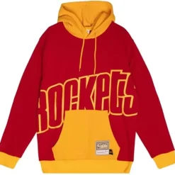Apparel Mitchell & Ness Hoodies & Sweatshirts-Big Face Hoodie 5.0 Houston Rockets