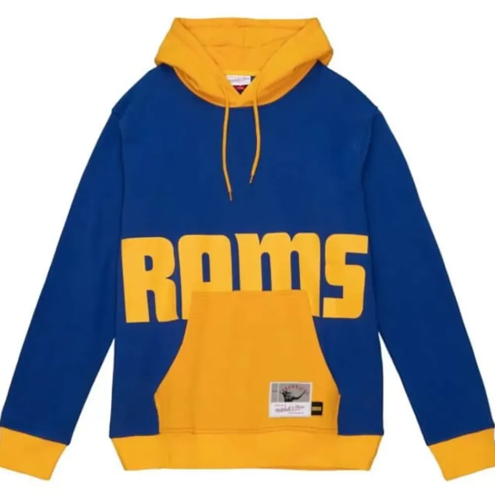 Apparel Mitchell & Ness Hoodies & Sweatshirts-Big Face Hoody 5.0 Los Angeles Rams