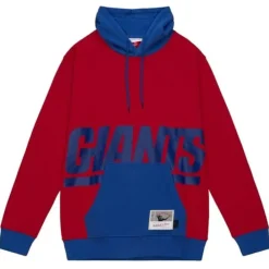 Apparel Mitchell & Ness Hoodies & Sweatshirts-Big Face Hoody 5.0 New York Giants