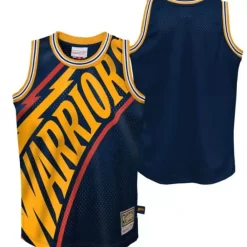 Apparel Mitchell & Ness Big Kids-Big Face Jersey Golden State Warriors