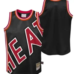 Apparel Mitchell & Ness Big Kids-Big Face Jersey Miami Heat
