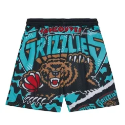 Apparel Mitchell & Ness Big Kids-Big Face Jumbotron Mesh Shorts Vancouver Grizzlies