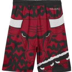 Apparel Mitchell & Ness Big Kids-Big Face Jumbotron Mesh Shorts Chicago Bulls