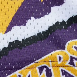 Apparel Mitchell & Ness Big Kids-Big Face Jumbotron Mesh Shorts Los Angeles Lakers