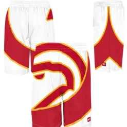 Apparel Mitchell & Ness Shorts-Big Face Shorts Atlanta Hawks