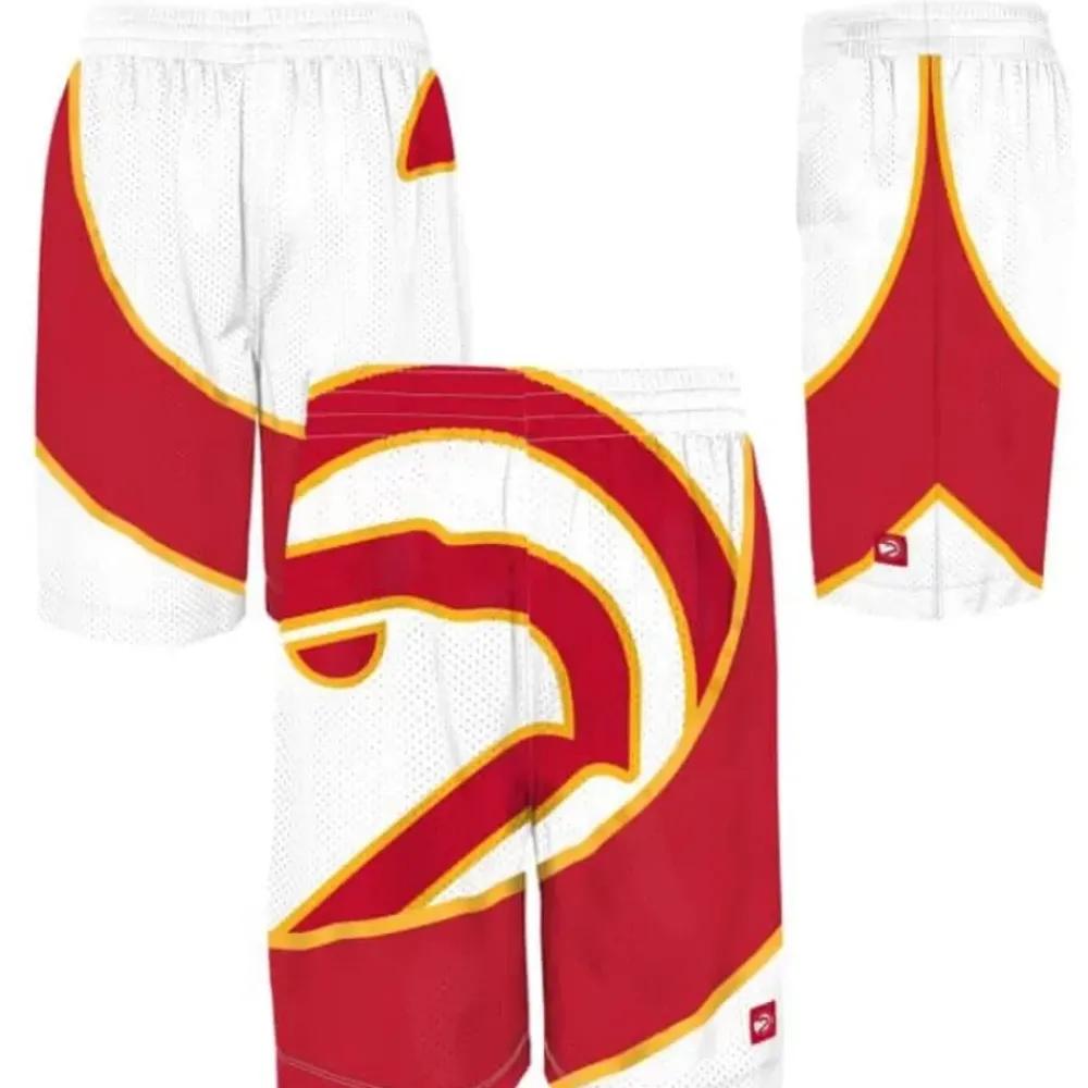 Apparel Mitchell & Ness Shorts-Big Face Shorts Atlanta Hawks