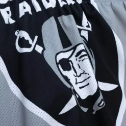 Apparel Mitchell & Ness Shorts-Big Face Shorts Oakland Raiders