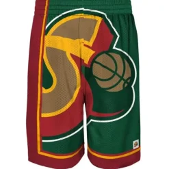 Apparel Mitchell & Ness Shorts-Big Face Shorts Seattle Supersonics