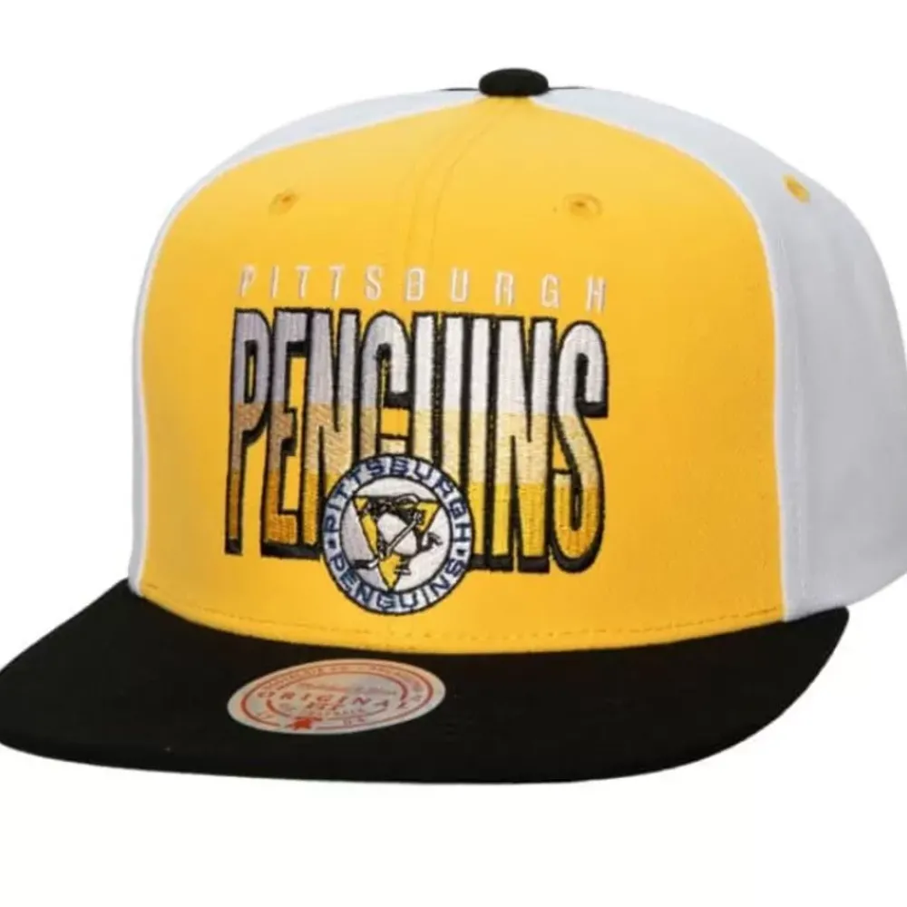 Headwear Mitchell & Ness -Billboard 2 Snapback Vntg Pittsburgh Penguins