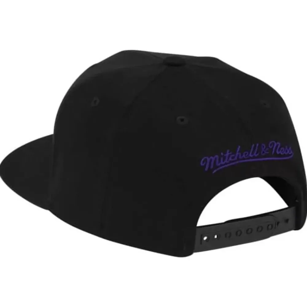 Headwear Mitchell & Ness -Black Dip Down Snapback Hwc Los Angeles Lakers