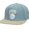 Headwear Mitchell & Ness -Blue Jean Baby Snapback Hwc New York Knicks