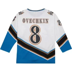 Jerseys Mitchell & Ness -Blue Line Alexander Ovechkin Washington Capitals White 2005 Jersey