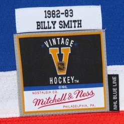 Jerseys Mitchell & Ness -Blue Line Billy Smith New York Islanders Dark 1982 Jersey