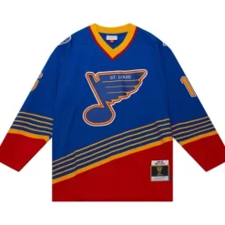Jerseys Mitchell & Ness -Blue Line Brett Hull St. Louis Blues 1995 Jersey
