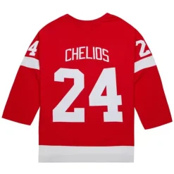 Jerseys Mitchell & Ness -Blue Line Chris Chelios Detroit Red Wings Dark 2001 Jersey