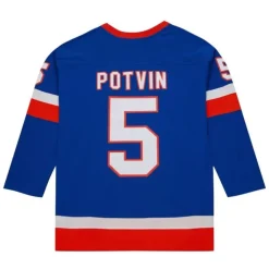 Jerseys Mitchell & Ness -Blue Line Denis Potvin New York Islanders Dark 1982 Jersey