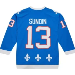 Jerseys Mitchell & Ness -Blue Line Mats Sundin Quebec Nordiques Dark 1992 Jersey