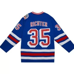 Jerseys Mitchell & Ness -Blue Line Mike Richter New York Rangers 1993 Jersey