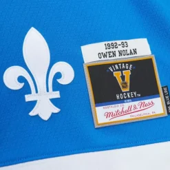 Jerseys Mitchell & Ness -Blue Line Owen Nolan Quebec Nordiques Dark 1992 Jersey