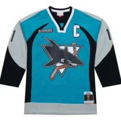 Jerseys Mitchell & Ness -Blue Line Owen Nolan San Jose Sharks Dark 1999 Jersey