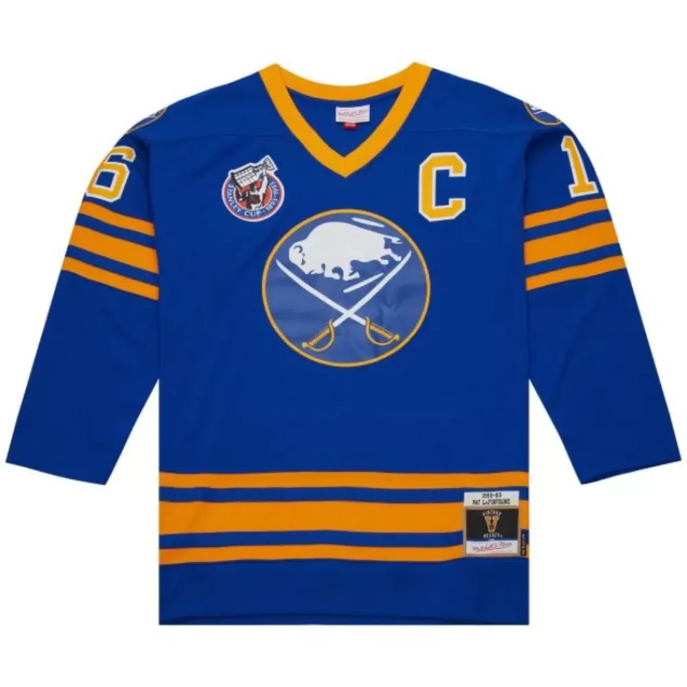 Jerseys Mitchell & Ness -Blue Line Pat Lafontaine Buffalo Sabres Dark 1992 Jersey