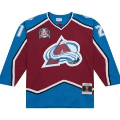 Jerseys Mitchell & Ness -Blue Line Peter Forsberg Colorado Avalanche Dark 1995 Jersey