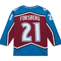 Jerseys Mitchell & Ness -Blue Line Peter Forsberg Colorado Avalanche Dark 1995 Jersey