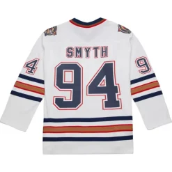Jerseys Mitchell & Ness -Blue Line Ryan Smyth Edmonton Oilers White 2005 Jersey
