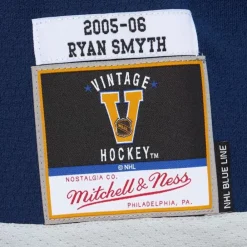 Jerseys Mitchell & Ness -Blue Line Ryan Smyth Edmonton Oilers Dark 2005 Jersey