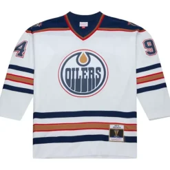 Jerseys Mitchell & Ness -Blue Line Ryan Smyth Edmonton Oilers White 1996 Jersey
