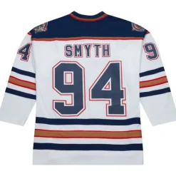 Jerseys Mitchell & Ness -Blue Line Ryan Smyth Edmonton Oilers White 1996 Jersey
