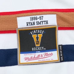 Jerseys Mitchell & Ness -Blue Line Ryan Smyth Edmonton Oilers White 1996 Jersey