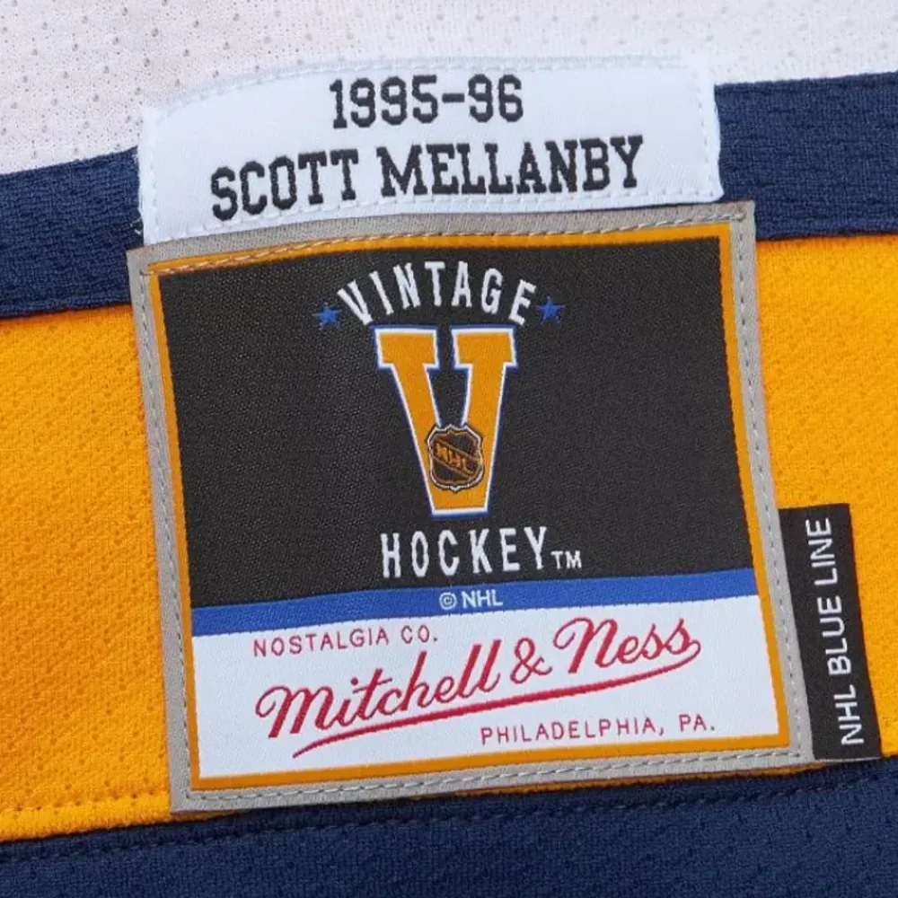 Jerseys Mitchell & Ness -Blue Line Scott Mellanby Florida Panthers Dark 1995 Jersey