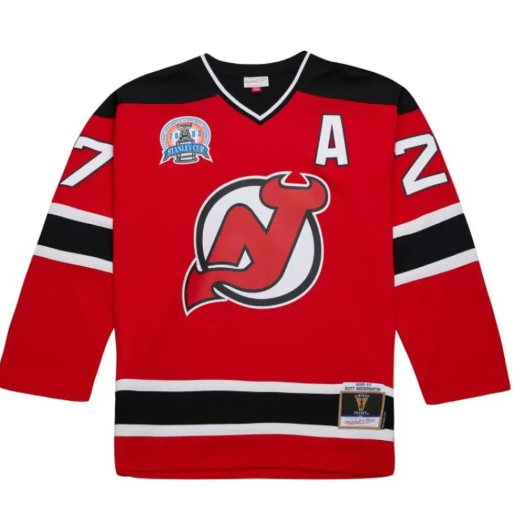 Jerseys Mitchell & Ness -Blue Line Scott Niedermayer New Jersey Devils Dark 2002 Jersey