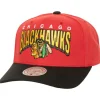 Headwear Mitchell & Ness -Boom Text Pro Snapback Chicago Blackhawks