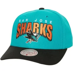 Headwear Mitchell & Ness -Boom Text Pro Snapback San Jose Sharks