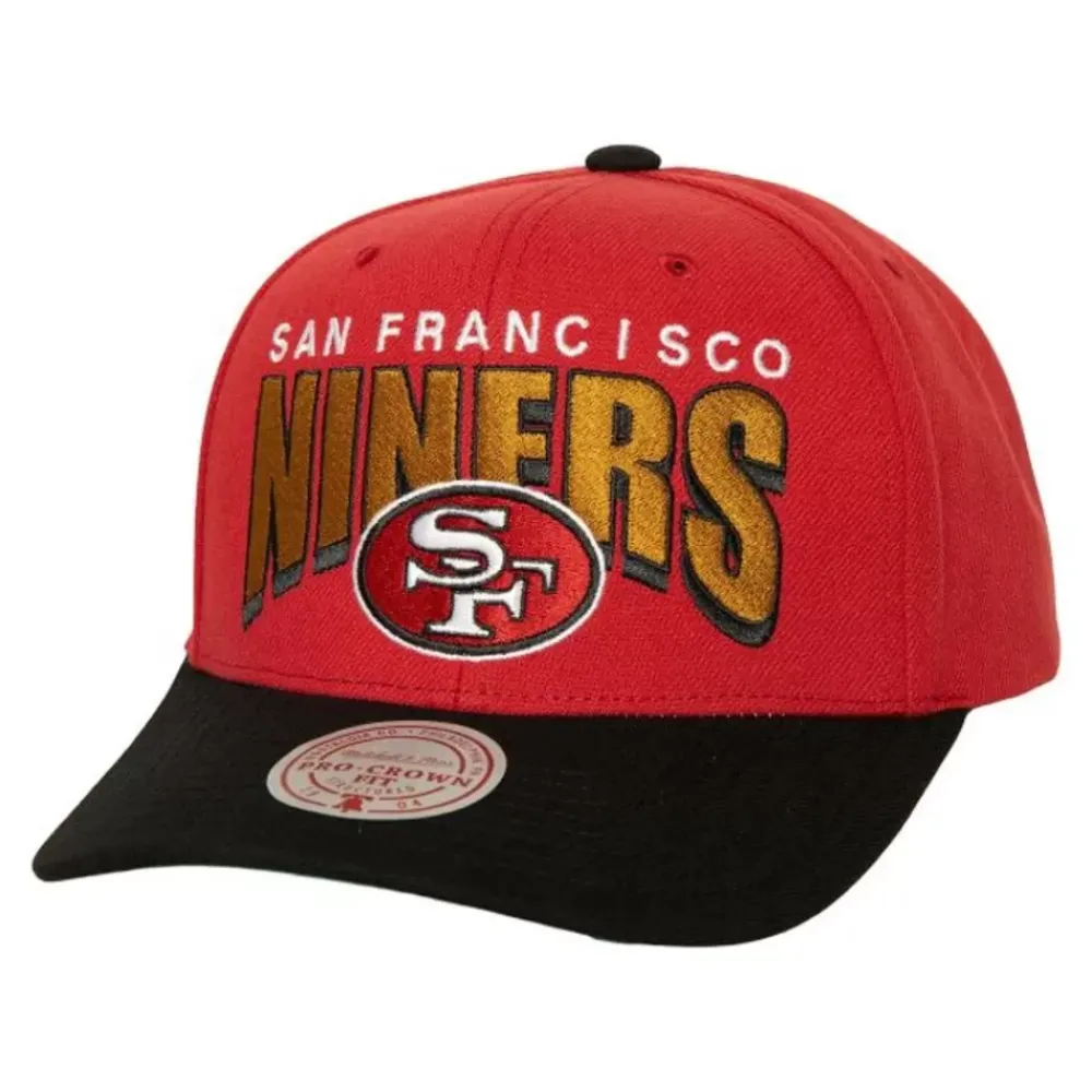 Headwear Mitchell & Ness -Boom Text Pro Snapback San Francisco 49Ers