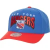 Headwear Mitchell & Ness -Boom Text Pro Snapback Vntg New York Rangers